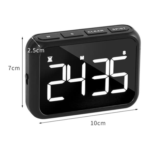 Oppladbar stor LED LCD-skjerm med elektronisk tidspåminnelse, Wec