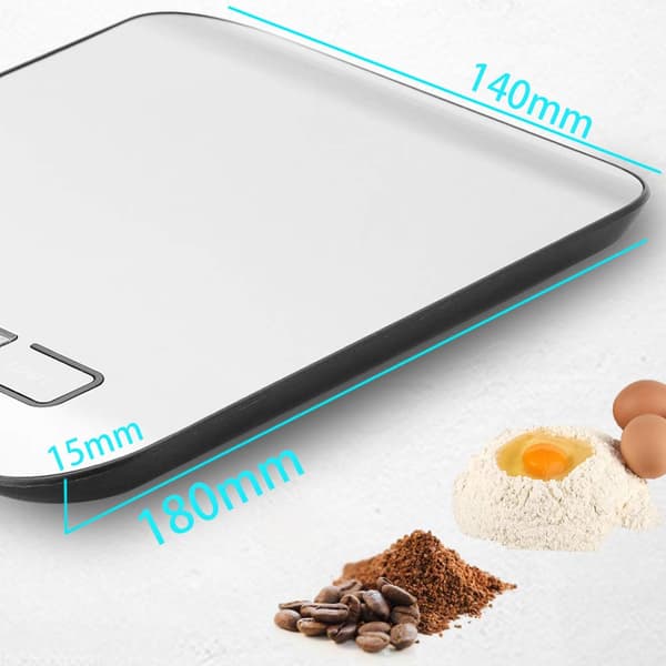 Kitchen Scale, 5 kg Digital Food Scale with Batteries, ZQKLA