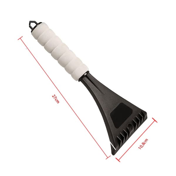 Car Windshield Scraper - Car Windshield Ice Scraper | Car Windshield Snow and Ice Scraper with EVA Sponge Comfort Grip | Small Snow Shovel