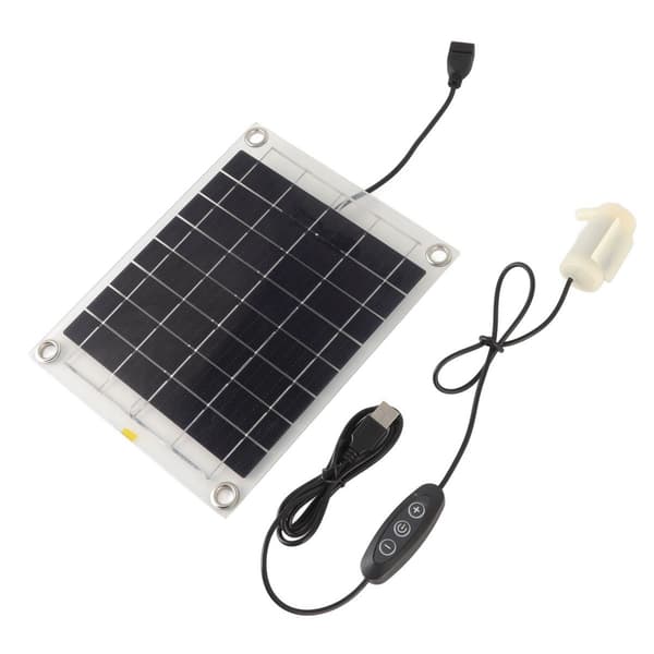 10W Dubbelsidig Monokristallin Solvattenpump Kit KLB