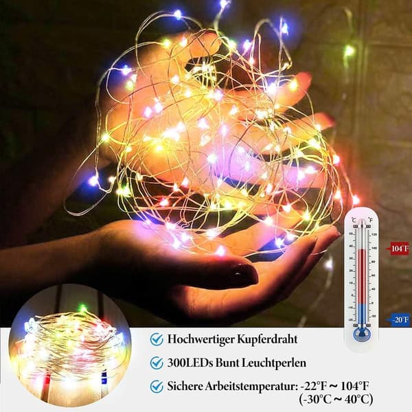 Lysgardin, 280 LED fargerike lyslenker gardin 3M * 2.8M IP65