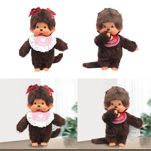 Sekiguchi Monchhichi Super Soft Premium Standard H20cm Presentleksak Gosedjur Barn Brun P3t4_OF
