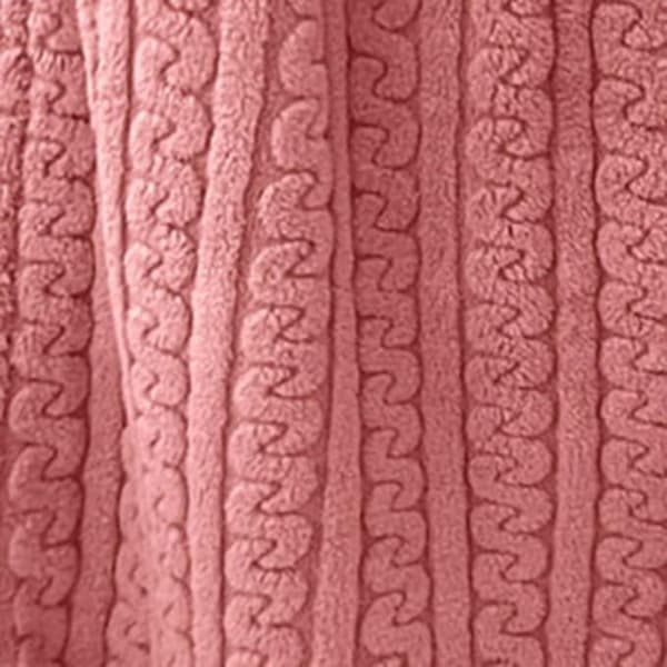 Dam pyjamas vinter ull nattlinne lång, varma pyjamas, plysch hemkläder vardagskläder pink