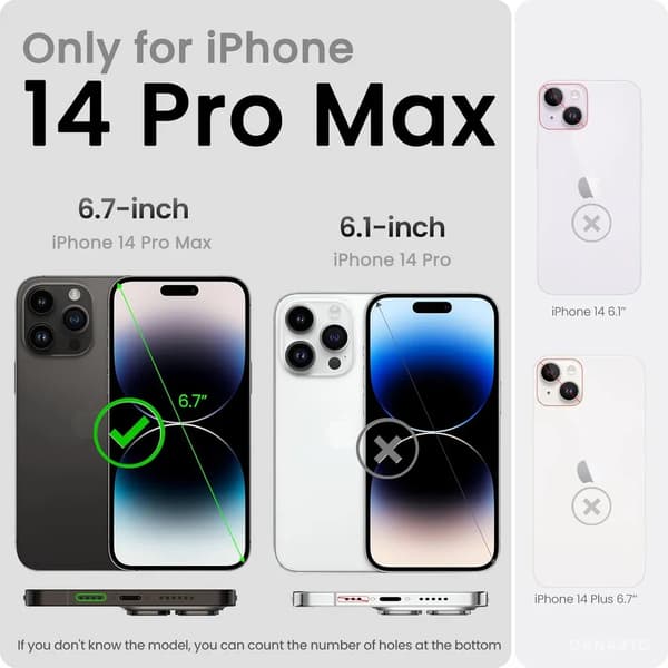 iPhone 14 Pro Max mattamusta kuori - lisäkameran suoja iPhone 14 Pro Max iPhone 14 Pro Max iPhone 14 Pro Max