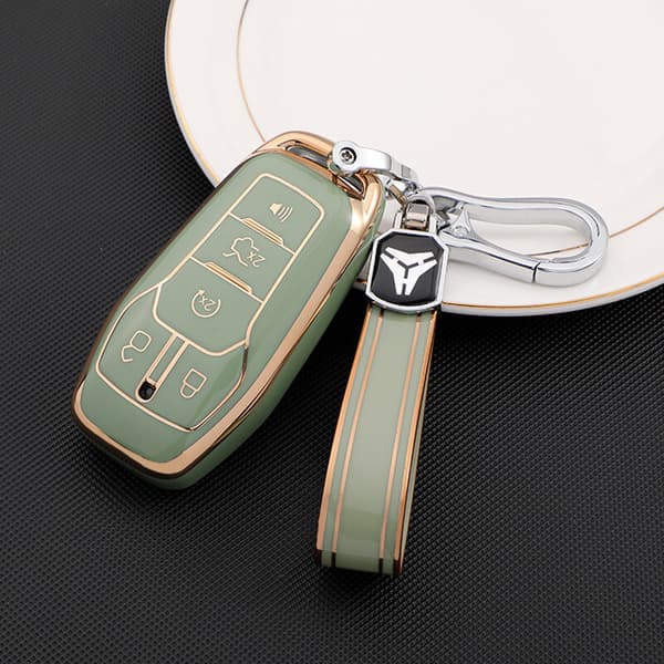 Etui for Ford Mustang Taurus Explorer TPU-fjernkontrollnøkkel