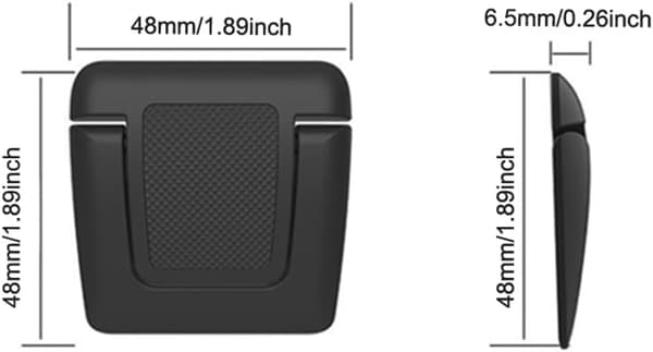 2 stk Mini Laptop Stand Riser Usynlig Computer Tastatur Stativ til Skrivebord Ergonomisk Bærbar ABS Letvægts Laptop Stativ
