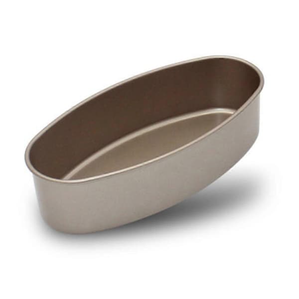 Non-stick oval metal cheesecake toastform DIY bageform køkken bageværktøj