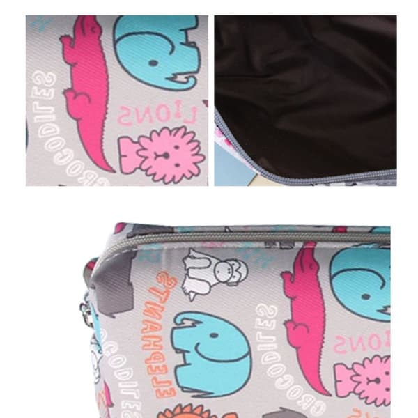 Canvas Pencil Case, Pencil Bag, School Supplies, Gadget Case, Khaki KLB