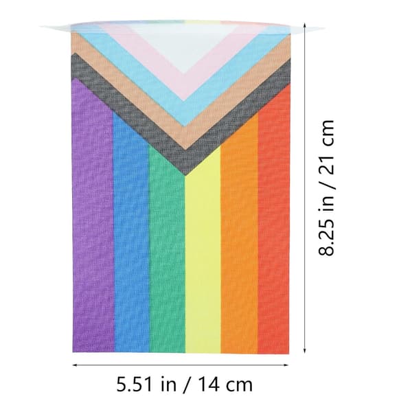 Pride Banner String Flag Fargerik Polyester Delikat Klassisk Design Lett Vekt Ikke Lett å Deformere Lett å Henge