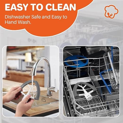 4,5/5 Quart Flex Edge Beater, egnet for KitchenAid vippehode stativmikser, alle metallstøpte blader, med fleksibel silikonkant skålskrape