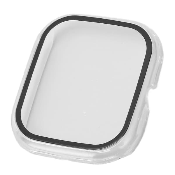 PC-suojakuori karkaistulla lasinäytönsuojalla, vaihtotarvike, sopii Amazfit GTS 4 Mini -kellolle, läpinäkyvä