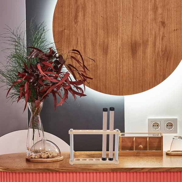 Beige Bambu Rökelsehållare Askfångare Multifunktionell Design Robust Enkel Elegant Displayställ