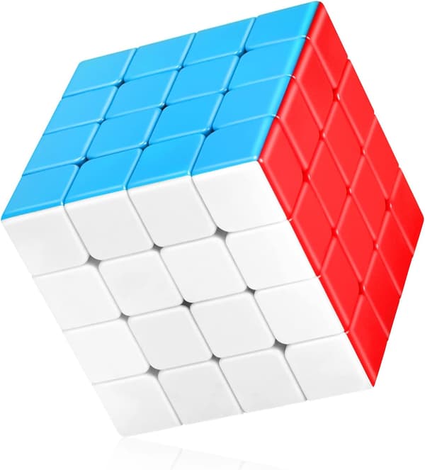 4x4x4 Magic Cube Christmas Gift for Kids and Adults (Stickerless)