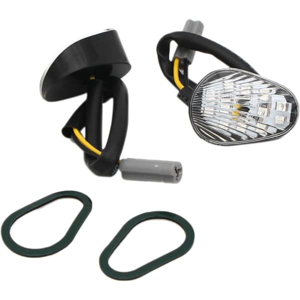 Fits YZF R1 R6 R6S 2002-2008 Motorcycle LED Flush Mount Turn Signal Indicator Light Clear Lamp