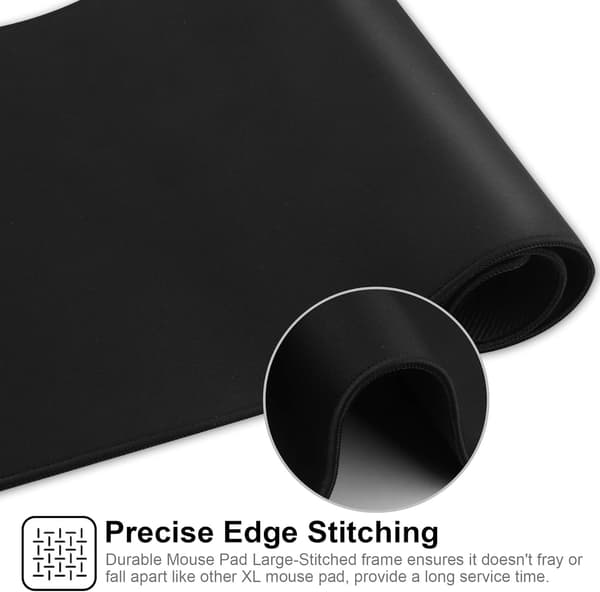 Large Gaming Mouse Pad with Stitched Edges, [70x30x3 cm] Extended Mouse Pad with Non-Slip Natural Rubber Base