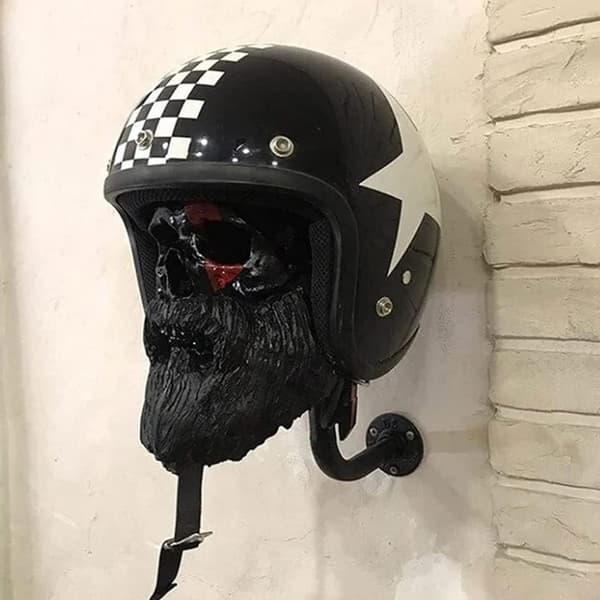 Justerbart Hjelmstativ Veggfeste, Funksjonell Kunst for Ethvert Rom som Krever Stil og Praktisk Bruk