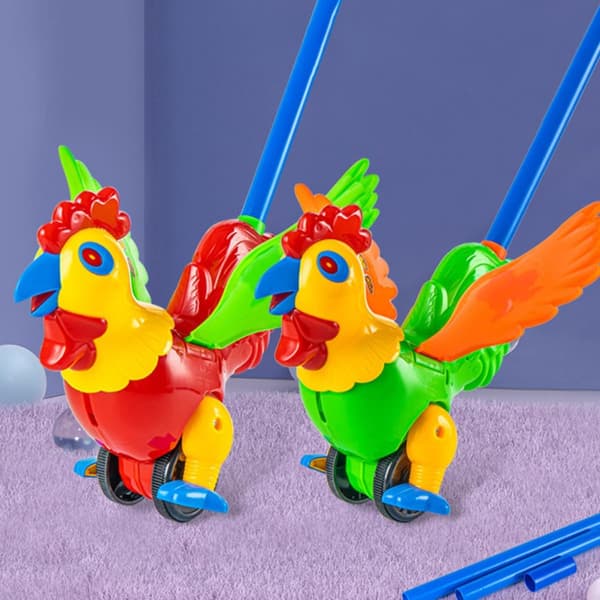 Walking Wagon with Removable Handle, Tilting Walking Wagon for Learning to Walk