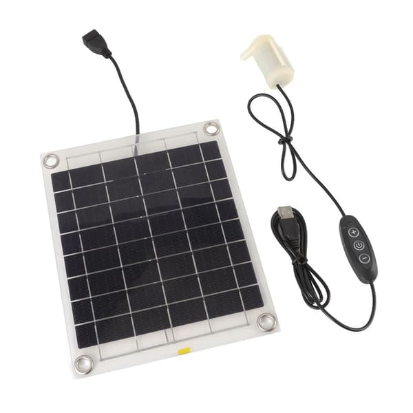 10W Dobbeltsidig Monokrystallinsk Solvannpumpe Kit KLB