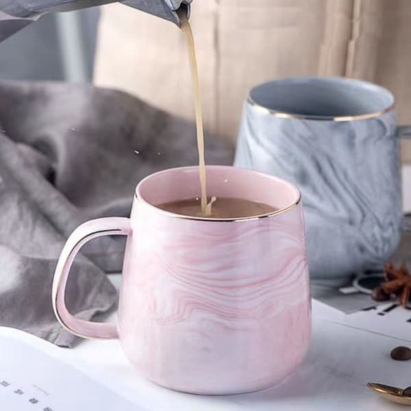 Porcelain Coffee Cups, Ceramic Cups, Marbled Cups, Espresso