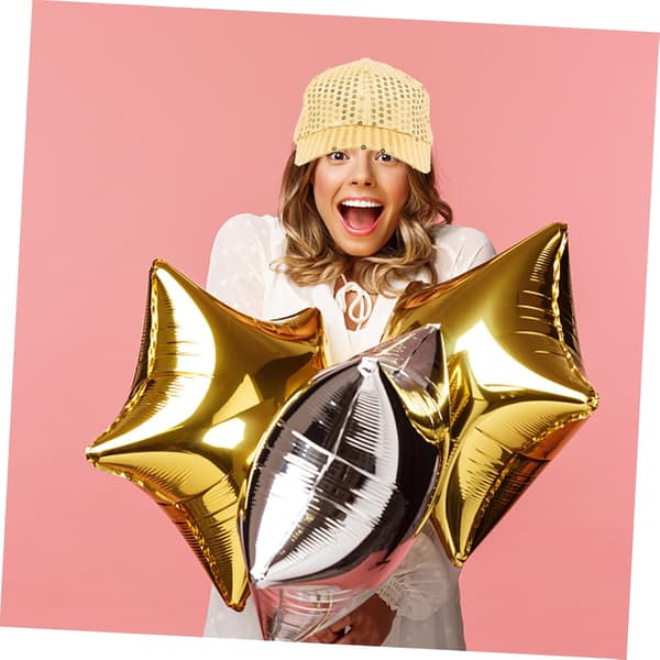 Sparkling Sequin Cap for Women, Shiny Carnival Party Hat with Breathable Design