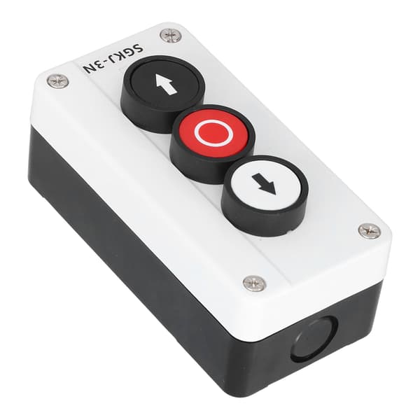 Momentary Switch Station Box Up and Down Stop Control Push Button for Winch Rolling Door Truck Tail Lift SGKJ-3N