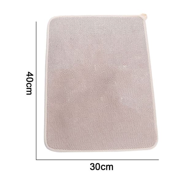 Microfiber Dish Drying Mat, Super Absorbent Drying Mat in Beige