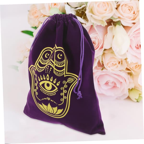 Velvet Drawstring Pouch for Jewelry Storage Small Decorative Drawstring Bag
