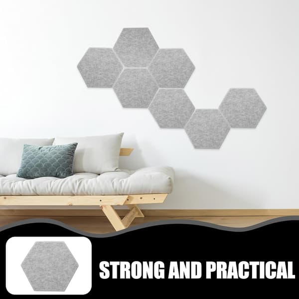 12 stk akustisk panel akustisk veggpanel lydisoleringsplate filtmateriale