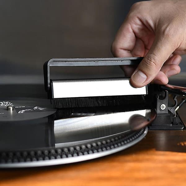 Antistaattinen vinyylilevyn puhdistusharja, puhdistusharja vinyylille/