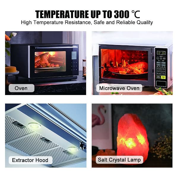 15W E14 Light Source 2700K 70LM Small Screw Cap Pygmy Bulbs for Oven, 8-Pack