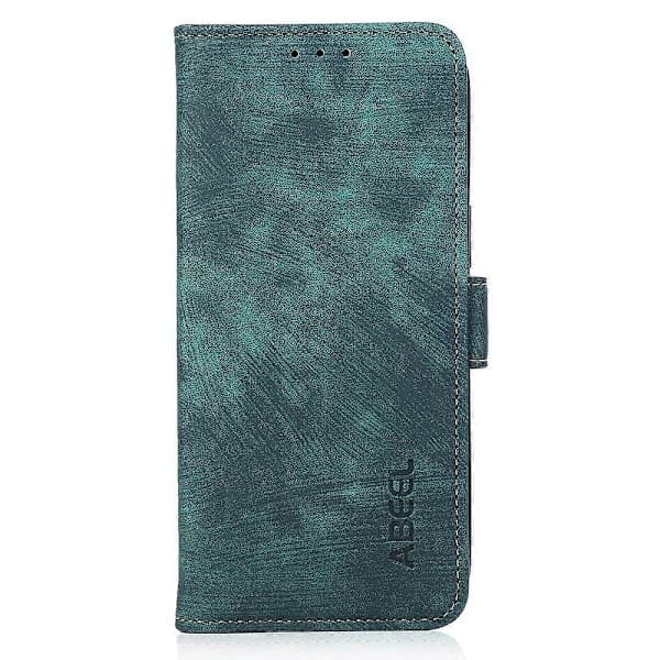 Til iPhone 16 Pro Max Etui PU Læder Stativ Retro Telefonetui med Kortlommer