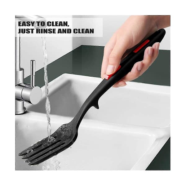 Flexible Silicone Fork, Heat Resistant Cooking Fork, Dishwasher Safe Kitchen Fork, Non-stick