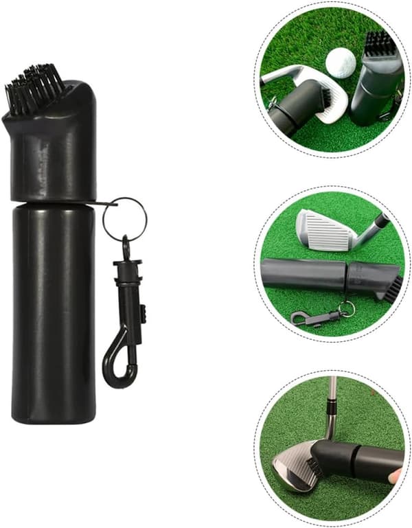 Golfmailaharja vesisuihkulla Kevyt Musta Puhdistusmailapesuri