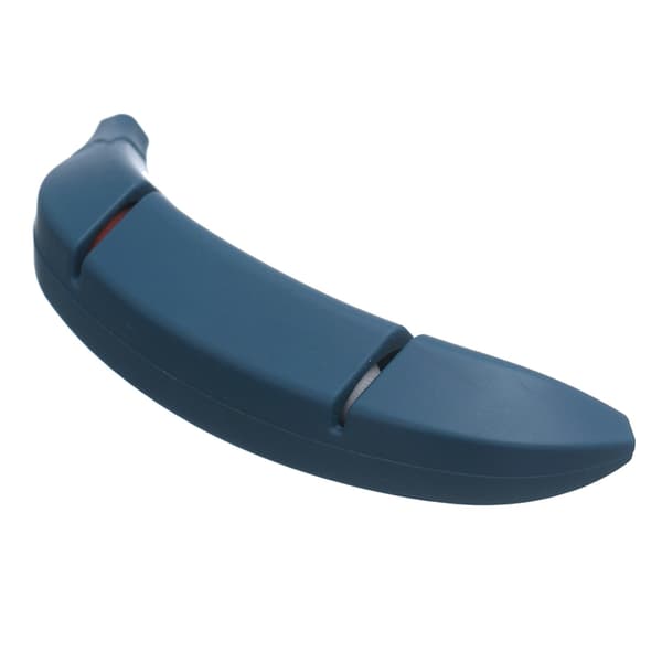 Knife Sharpener 2 Slots, Blue, Kitchen Blade Sharpening Tool, Banana Design Decor