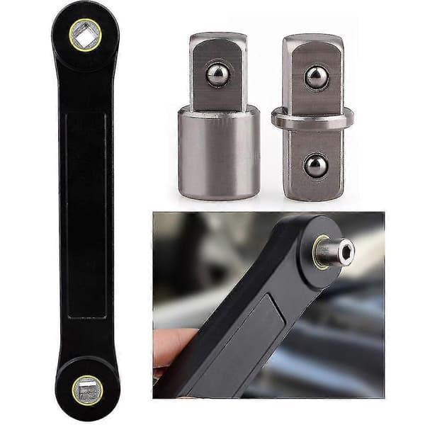 6 stk. 3/8\" Universal Forlængernøgle Bil DIY Værktøj Nøgle Skraldenøgle Adapter Hurtig