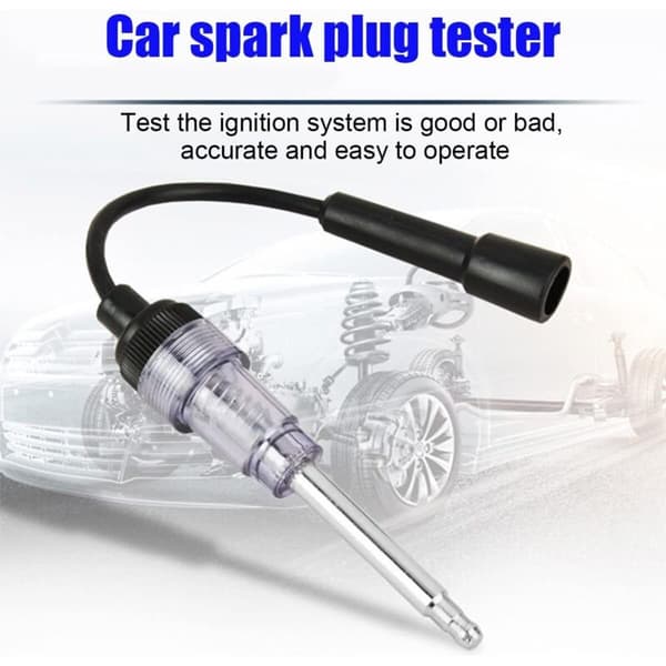 Ignition Tester, Ignition Spark Checker, Multifunctional Ignition Coil Tester for Small Car, Motorcycle, and Lawn Mower Engines