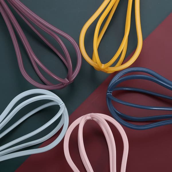 Smart Tool Silicone Whisk Durable Practical Heat Resistant Pink KLB