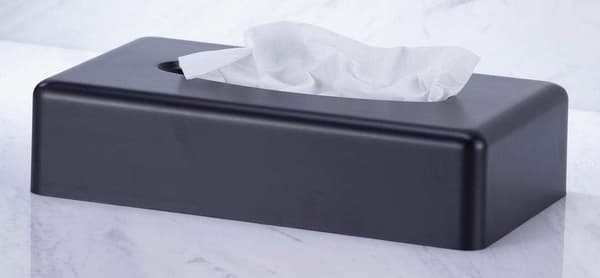 Pyyhepidike Musta, Suorakulmainen kasvopyyhepidike Kleenex Litteä Pyyhepidike Kylpyhuoneen työtasot