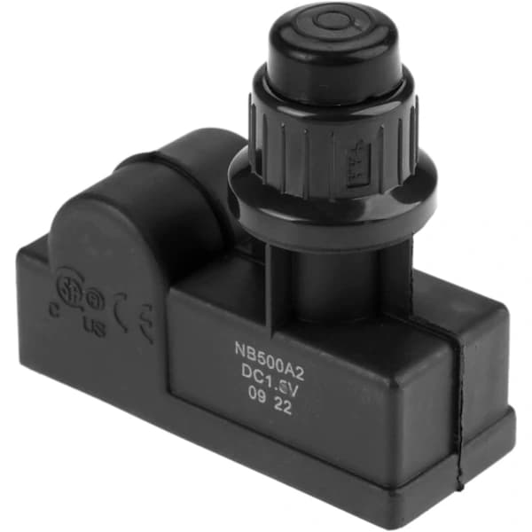 Universal Spark Generator 2 Outlet Push Button Electronic Igniter Replacement for Charbroil Gas Grill and Gas Heater Black