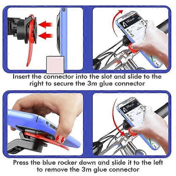 Quad-lock Out Front Sykkel Twist Mountain Cradle Telefon