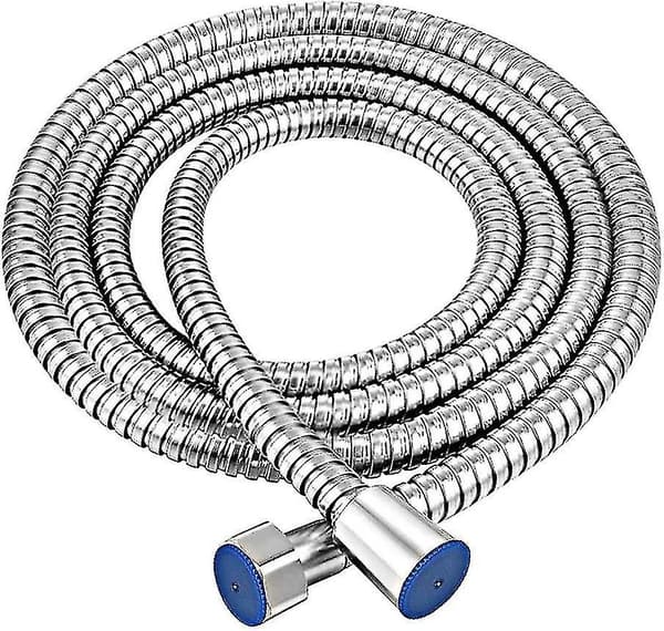 Extra Long Shower Hose 3m (118 inches) with Replacement Washers - Stainless Steel