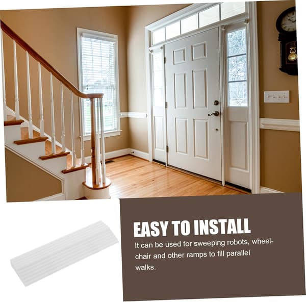 Rubber Threshold Ramp for Indoor Home Cleaning Robot Doorway Ramp