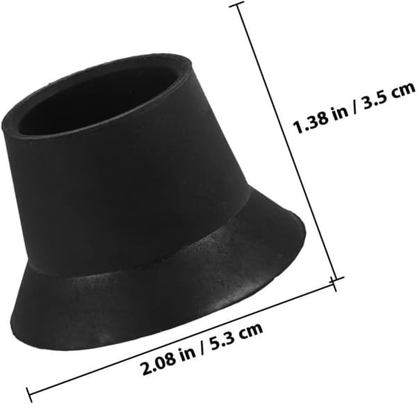 4st Gummi Fötter Runda Trampolin Benlock Tips för Bordsfot och Möbelbensrör