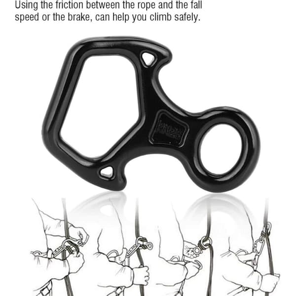 Klatrerepelleringsring 25KN Figur 8 Repelleringsring Klatreredningsudstyr til nedstigning, rapellering