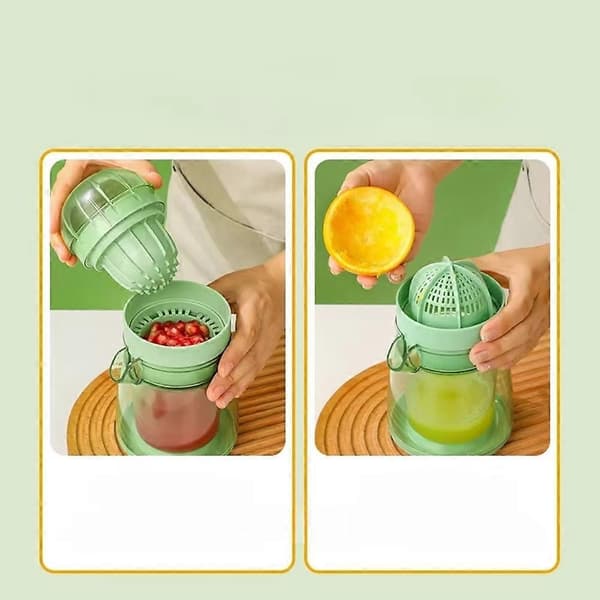 400 ml Manual Pomegranate Juicer - Compact Fruit Press for Oranges & Small Citrus Fruits, Essential Kitchen Tool for Juice