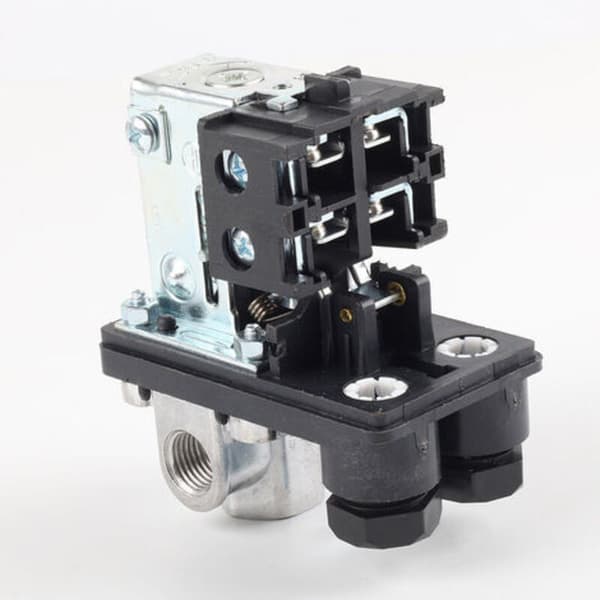 Luftkompressor tryckbrytare med 4 portar Tryckbrytare Kontrollventil Kompressordelar (220V)