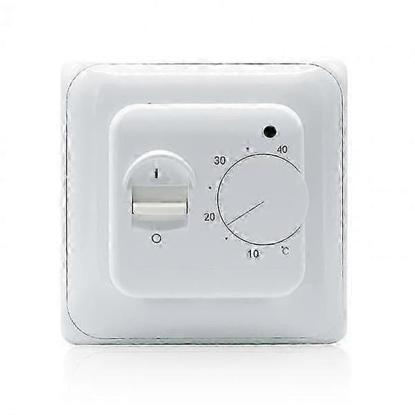 Manual Electric Underfloor Heating Thermostat with AC 220v 16a Probe, Mechanical Underfloor Heating Thermostat Controller [Energy Class A+++]