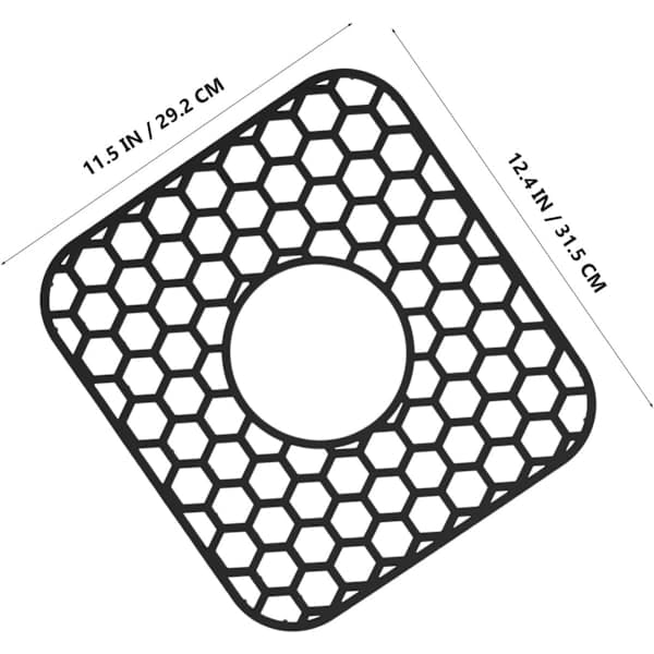 2-pack Silicone Drain Mats, Dish Mat, Sink Protector, Small Drain Mats, Sink Mats, Sink Mats for Kitchen Counters