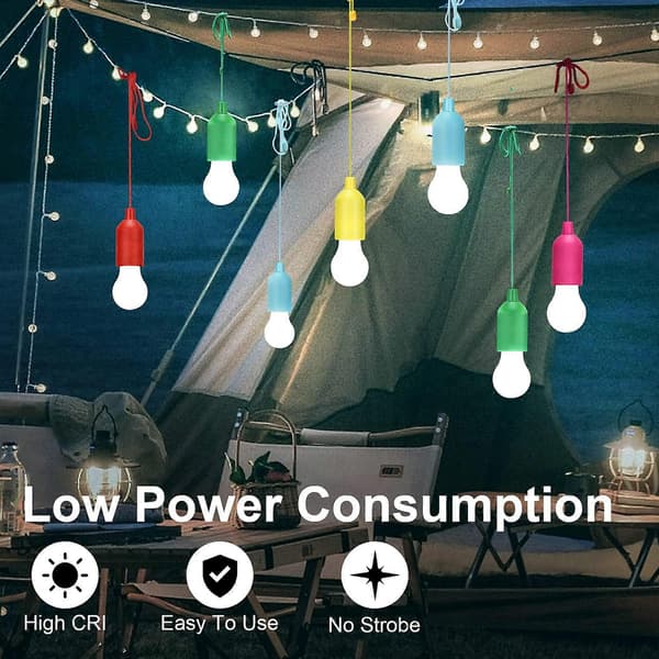 4-pakning LED-lampe Batteridrevet Bærbar