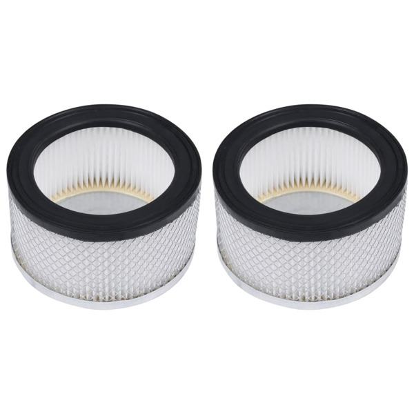 vidaXL HEPA-filter 2 stk for askesuger, vaskbare Vit white